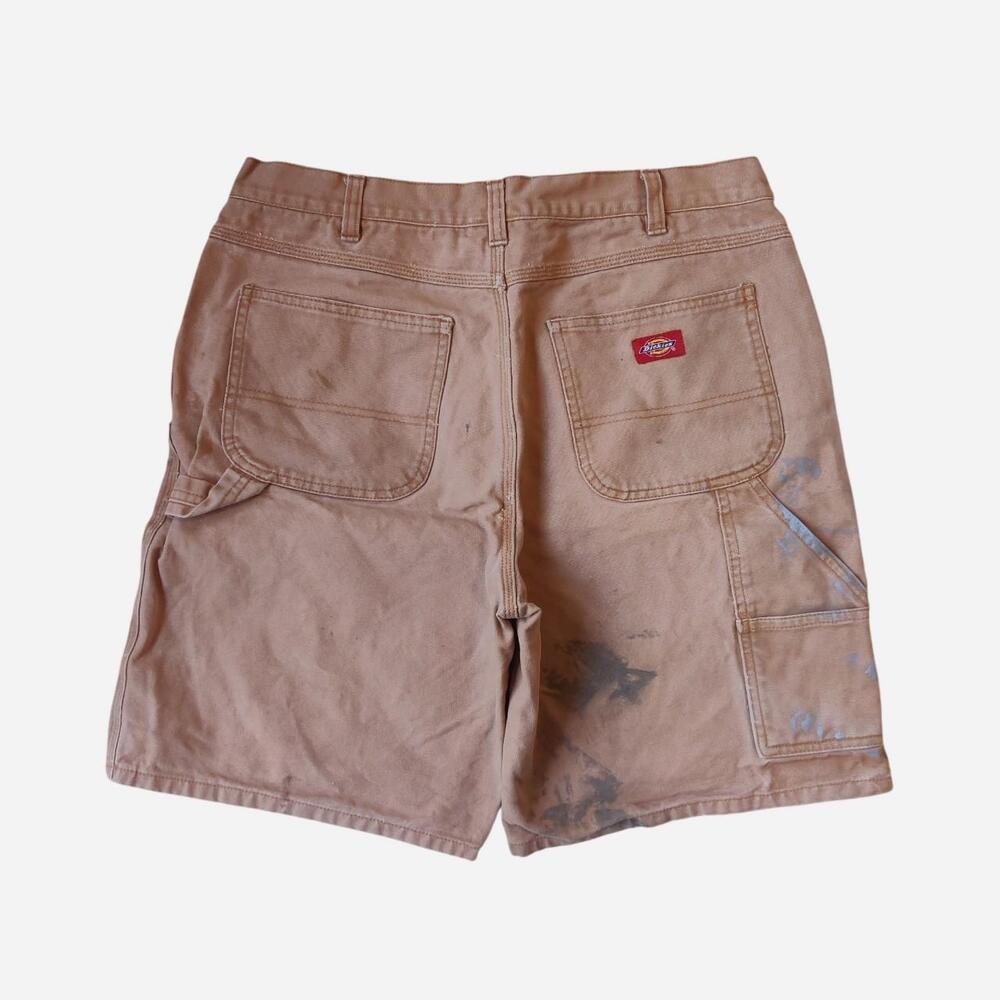 Dickies carpenter shorts in brown & tan